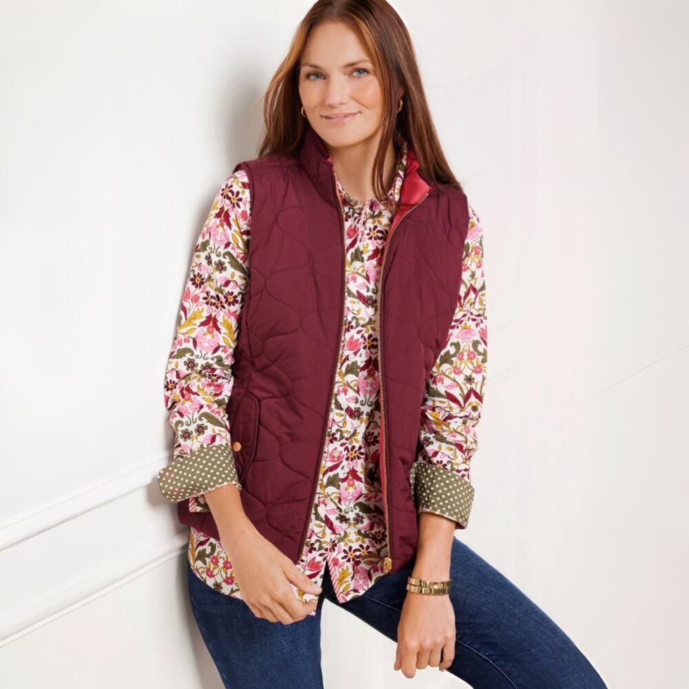 Talbots Reversible Vest